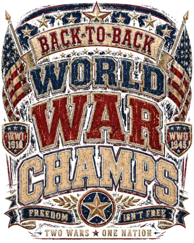 Back-to-Back World War Champs Vintage Patriot