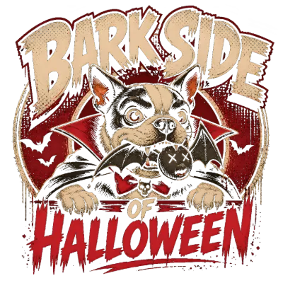 Bark Side of Halloween Vampire Boston Terrier