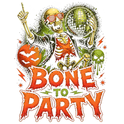 Bone to Party Disco Skeleton