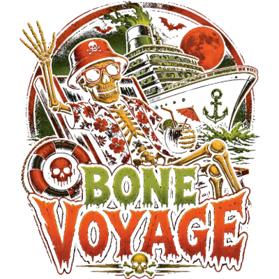 Bone Voyage Skeleton Cruise Humor