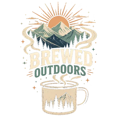 Brewed Outdoors Mountain Coffee Design