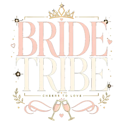 Bride Tribe Cheers to Love Wedding Party Design
