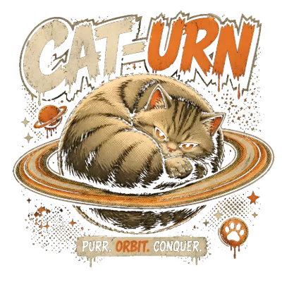 Cat-urn Purr Orbit Conquer Space Cat