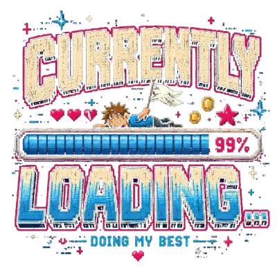 Currently Loading Doing My Best Pixel Art