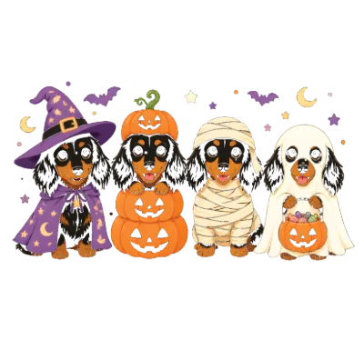 Dachshund Halloween Costumes Cute Spooky Dogs