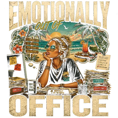 Emotionally Out Of Office Daydreaming Clerk