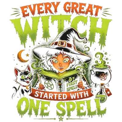 Every Great Witch Started With One Spell Design
