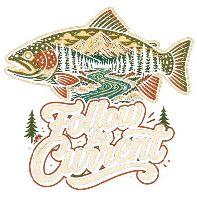 Follow The Current Fly Fishing Design