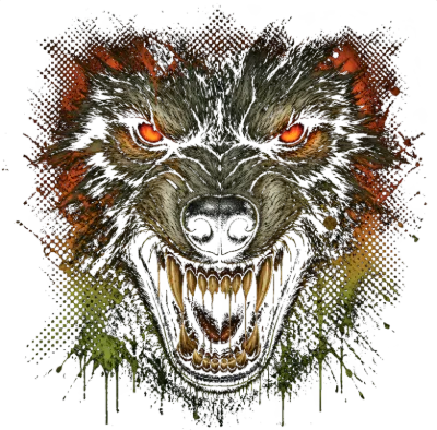 Furious Werewolf Rage Graphic