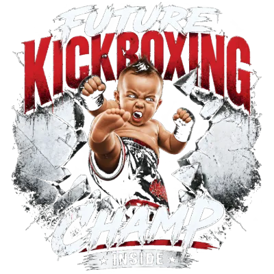 Future Kickboxing Champ Baby Martial Arts artwork