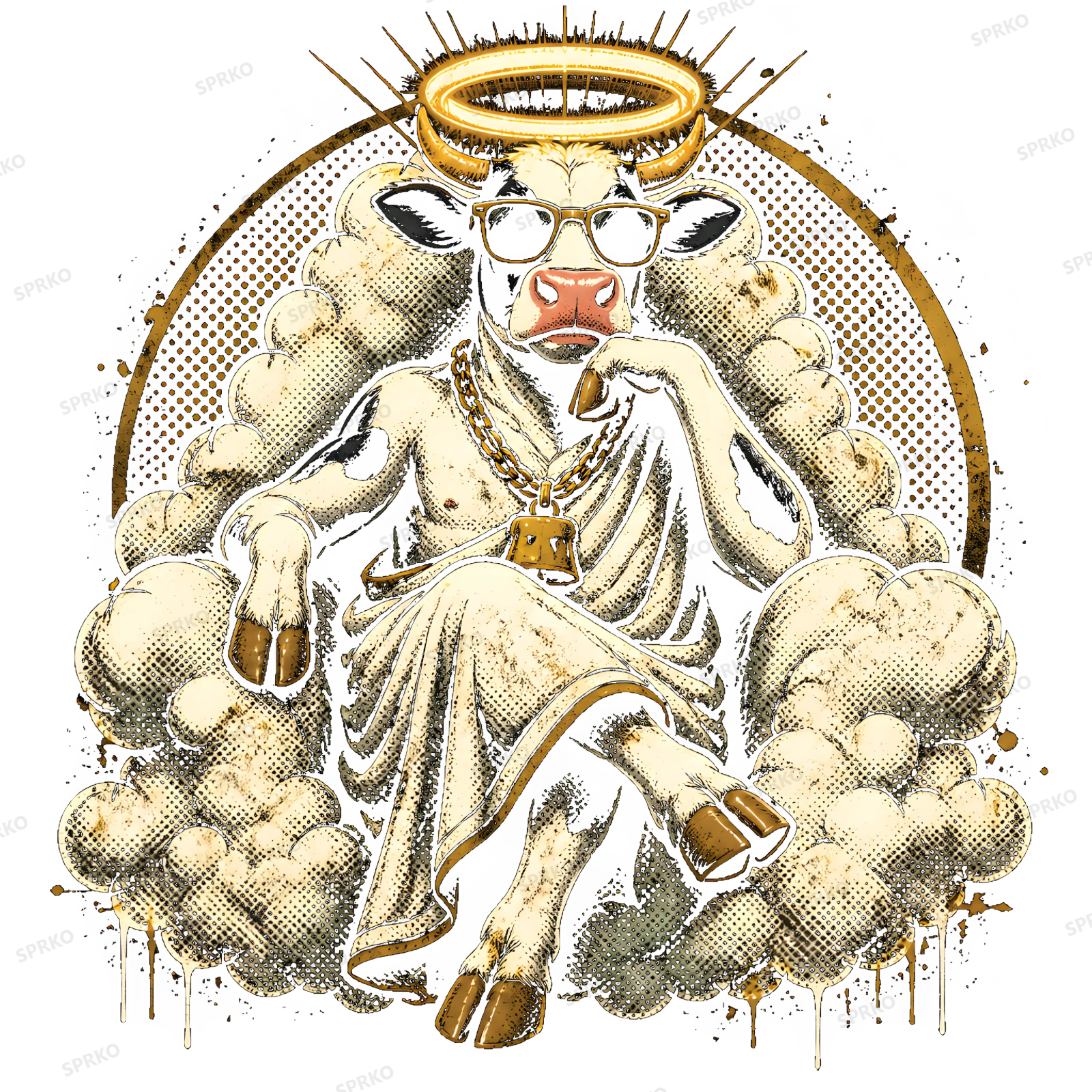 Holy Cow Boss Mode design preview wrapped on a mug