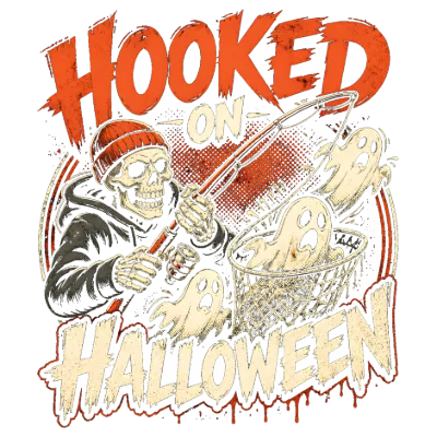 Hooked on Halloween Fishing Skeleton