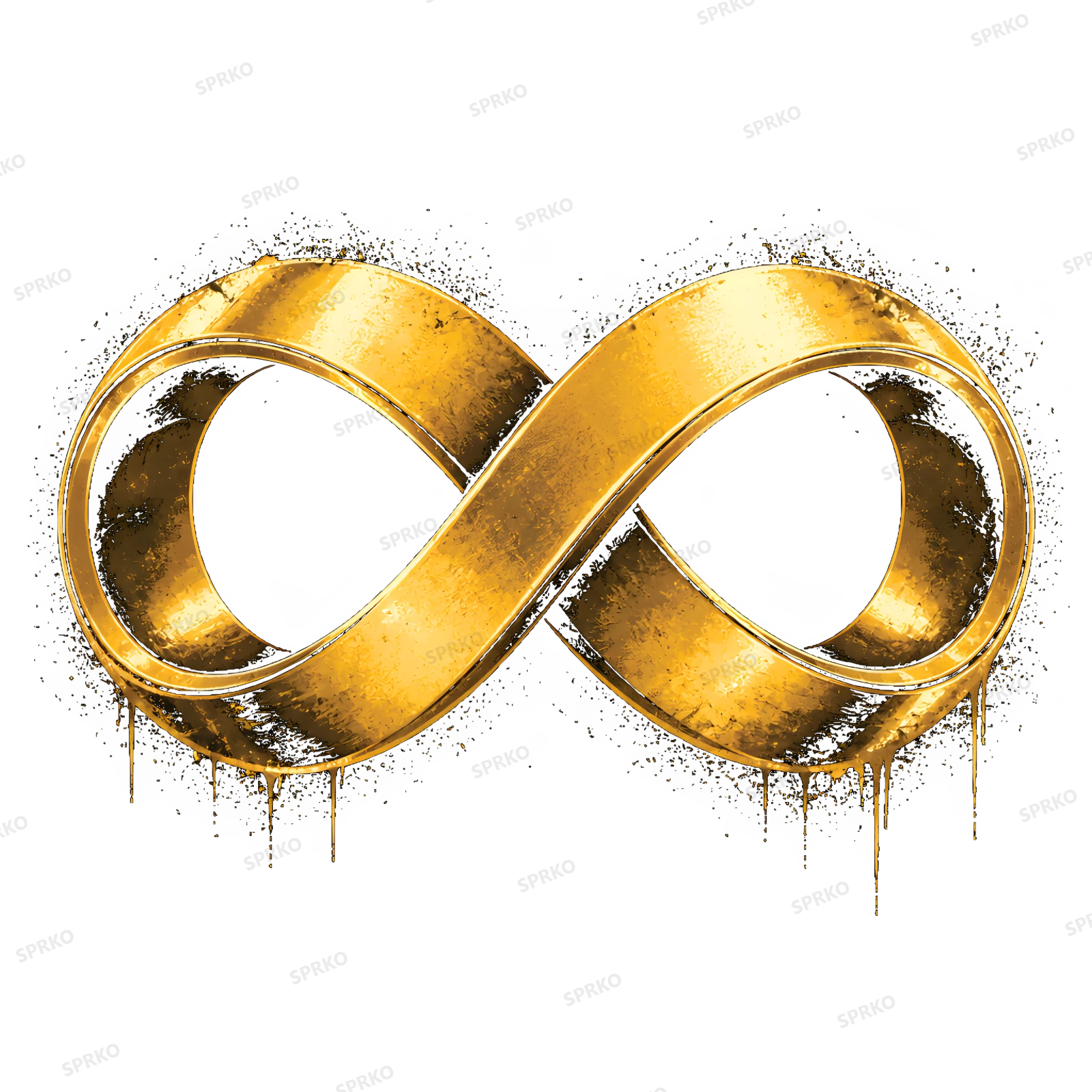 Infinite Wedding Rings Symbol Design design preview wrapped on a mug