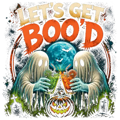 Let's Get Boo'd Halloween Ghost Cocktail