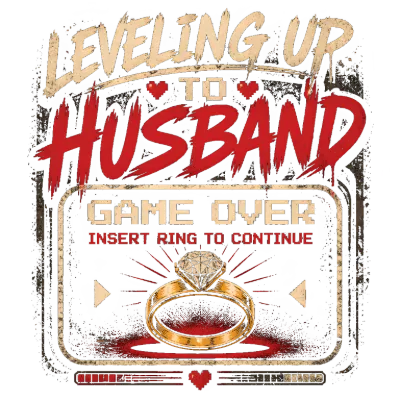 Leveling Up To Husband Gamer Wedding Design