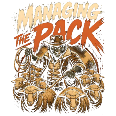 Managing the Pack Werewolf Cowboy Design