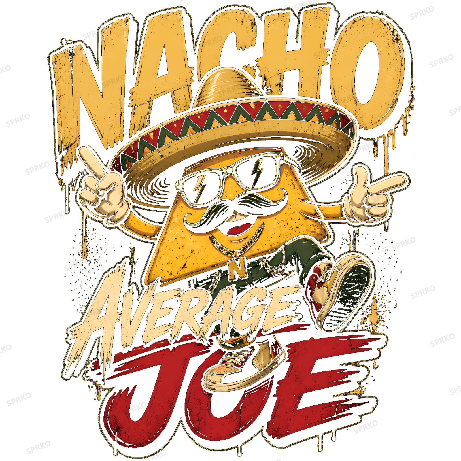 Nacho Average Joe Cool Nacho Chip design preview wrapped on a mug
