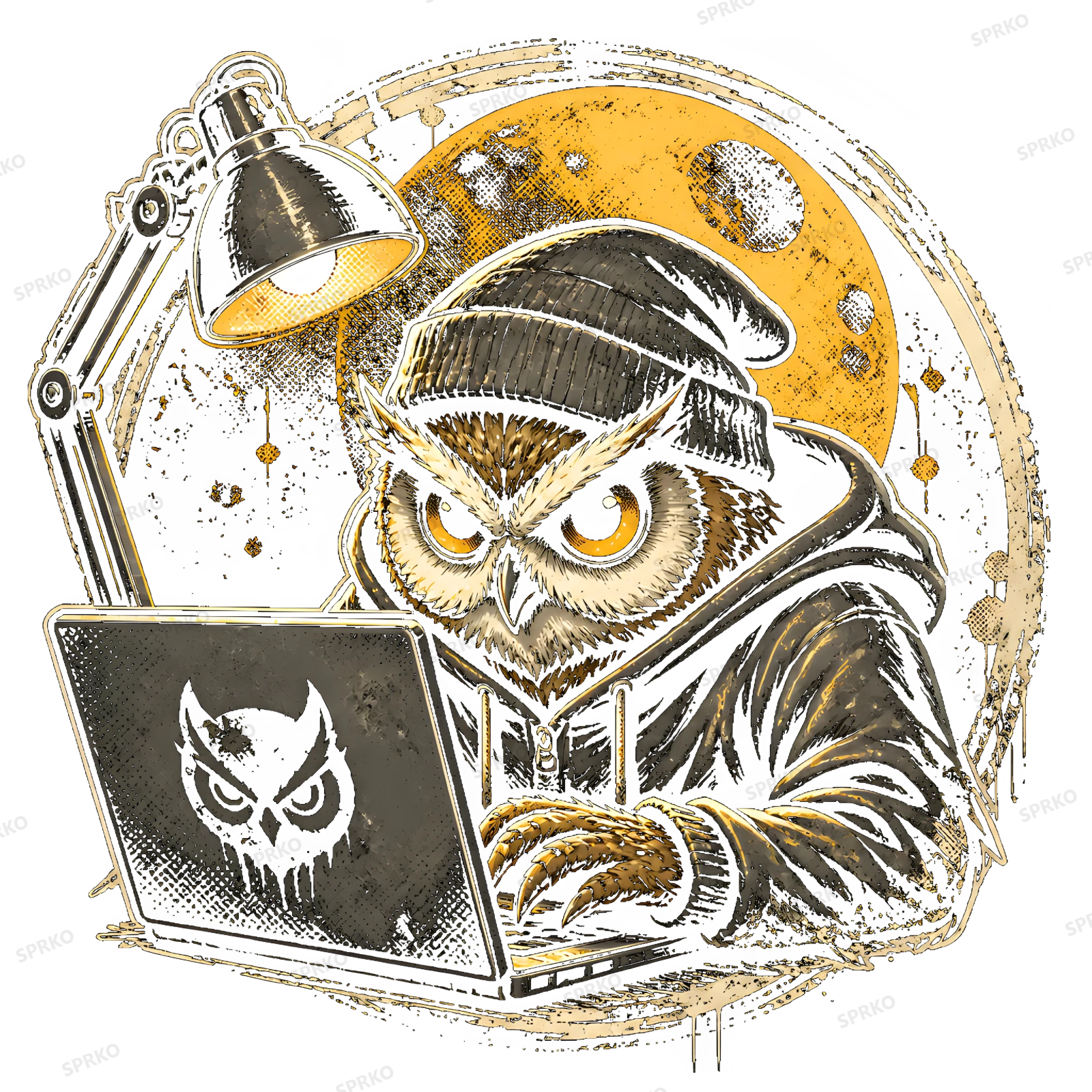 Night Owl Programmer design preview wrapped on a mug