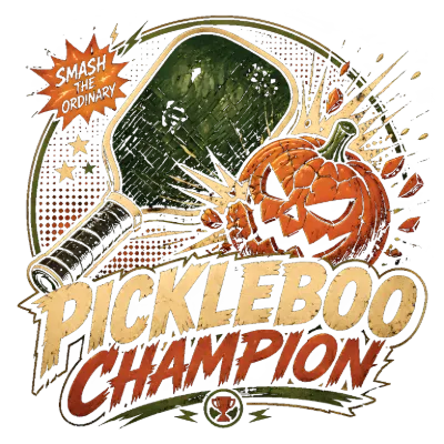 Pickleboo Champion Halloween Pickleball Design