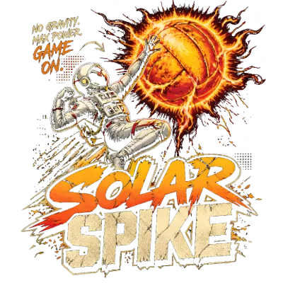 Solar Spike Space Volleyball Design