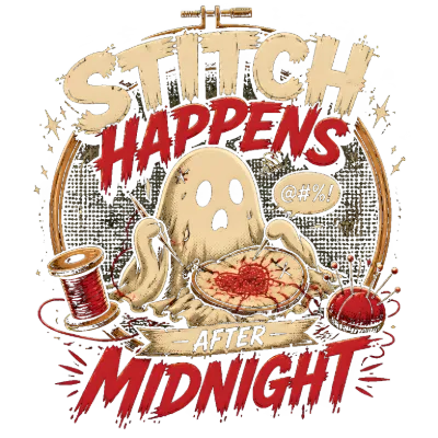 Stitch Happens After Midnight Ghost Design