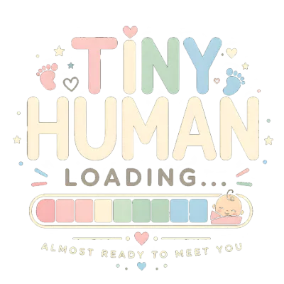 Tiny Human Loading Pastel Pregnancy Reveal