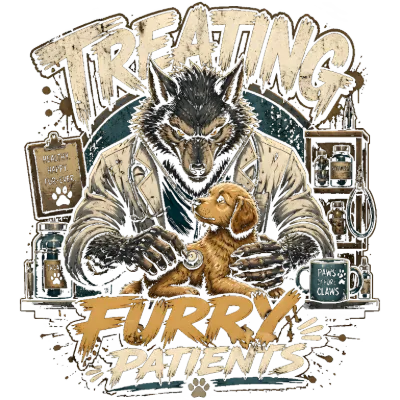 Treating Furry Patients Veterinarian Design