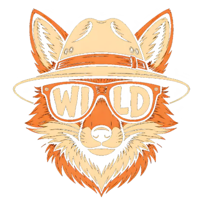 Wild Fox in Hat and Sunglasses Graphic Art